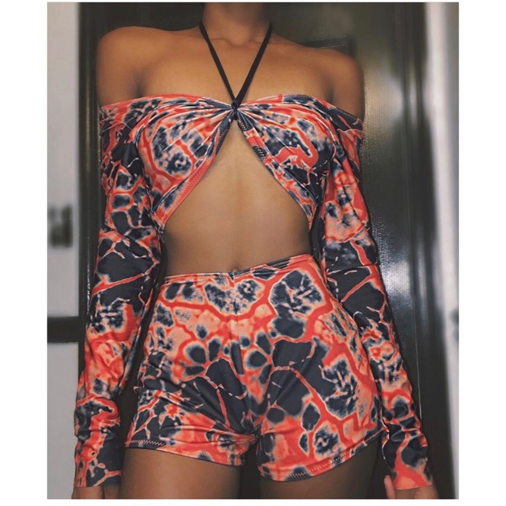 Shorts two piece set